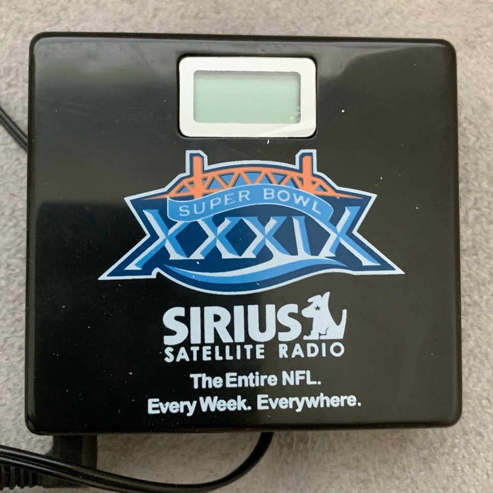 NFL Sirius Satellite Digital AM/FM Radio Super Bowl 39 XXXIX ESPN 2004 RARE VTG